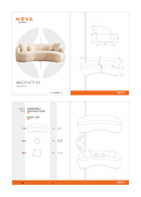 Bonita Ivory Velvet Sofa 91"