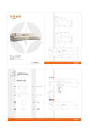 Cloe Ivory Boucle Curved 134" RAF Sectional