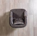 Santana Smoke Velvet Sofa 89" & Loveseat 69"