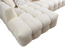 Ivy Ivory Boucle LAF 110" Sectional