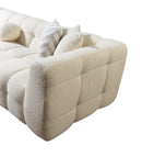 Ivy Ivory Boucle LAF 110" Sectional