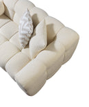 Ivy Ivory Boucle LAF 110" Sectional