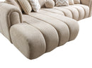 Lis Sand Boucle LAF 115" Sectional
