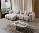 Lis Sand Boucle LAF 115" Sectional
