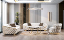 Lupino Ivory Velvet Sofa 98" & Loveseat 79"