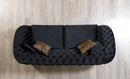 Lupino Black Velvet Sofa 98" & Loveseat 79"