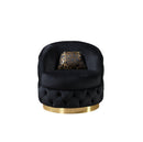 Lupino Black Velvet Sofa 98" & Loveseat 79"