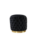 Lupino Black Velvet Sofa 98" & Loveseat 79"