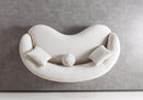 Bonita Ivory Velvet Sofa 91" & Loveseat 81"