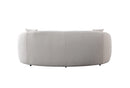 Bonita Ivory Velvet Sofa 91"