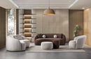 Bonita Ivory Velvet Sofa 91" & Loveseat 81"