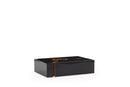 Dream Glass Black/Gold 3-Piece Coffee Table