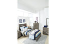 Arnett Gray Twin Bookcase Bed - SET | B552-53 | B552-83 - Nova Furniture