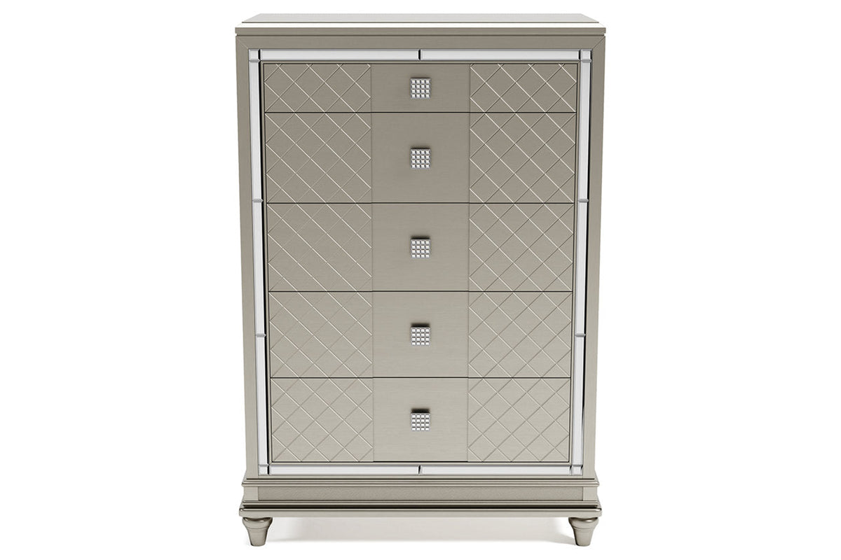 Chevanna Platinum Chest of Drawers - B744-46 - Nova Furniture