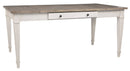 Skempton White/Light Brown Rectangular Dining Set - SET | D394-25 | D394-01(2) - Nova Furniture