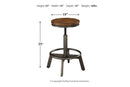 Torjin Brown/Gray Counter Height Stool, Set of 2 - D440-024 - Nova Furniture