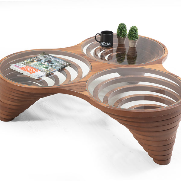 003 Walnut Coffee Table – Nova Furniture