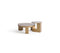674 Gold Coffee with End Table