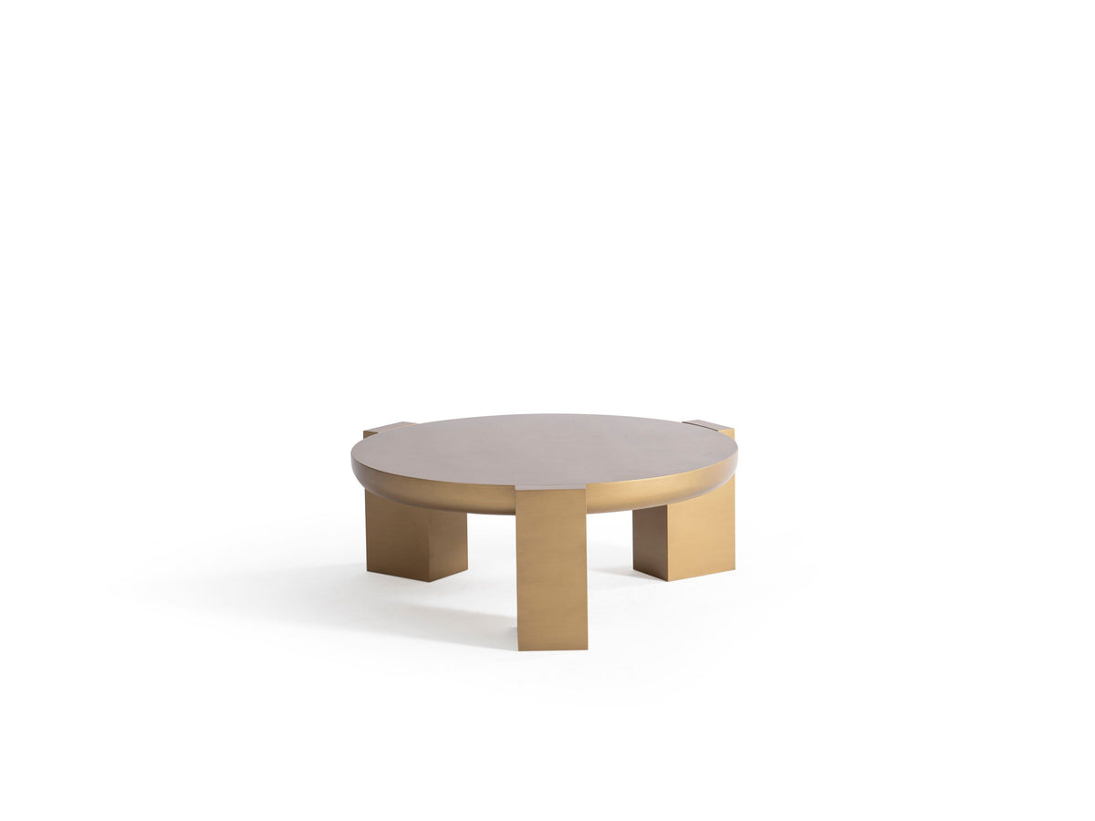 674 Gold Coffee with End Table
