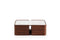 678 Walnut Marble Coffee Table