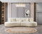 Ella Ivory Boucle Curved 130" Sectional