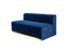 Juliana Blue Velvet 4-Piece Sectional