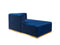 Juliana Blue Velvet 4-Piece Sectional