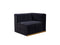 Juliana Black Velvet 4-Piece Sectional