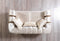 Santana Ivory Velvet Sofa 89" & Loveseat 69" [ETA: 4/15]