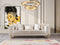 Santana Ivory Velvet Sofa 89" & Loveseat 69" [ETA: 4/15]
