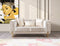 Santana Ivory Velvet Sofa 89" & Loveseat 69" [ETA: 4/15]