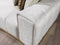 Michelle Ivory Velvet 2-Piece Curved 118" Sectional