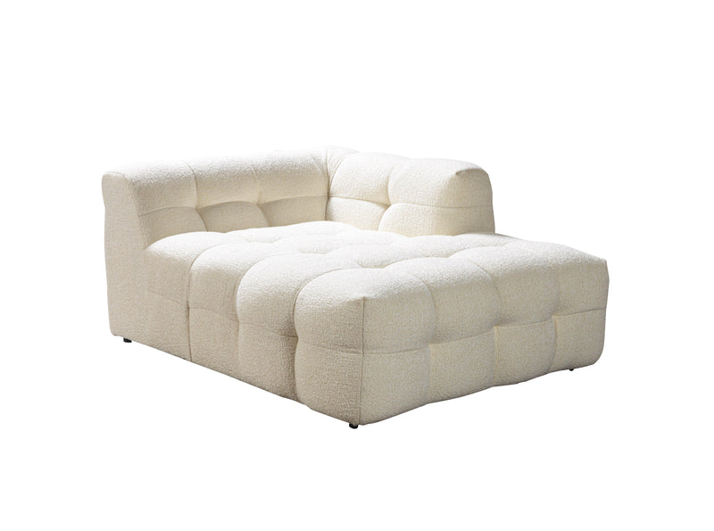 Ivy Ivory Boucle RAF Sectional