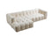 Ivy Ivory Boucle LAF 110" Sectional