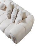 Lis Ivory Boucle LAF 115" Sectional