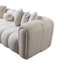 Lis Ivory Boucle LAF 115" Sectional