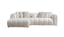 Lis Ivory Boucle LAF 115" Sectional