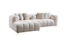 Lis Ivory Boucle LAF 115" Sectional