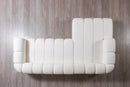 Lis Ivory Boucle LAF 115" Sectional