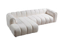Lis Ivory Boucle LAF 115" Sectional