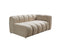 Lis Sand Boucle LAF 115" Sectional