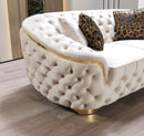 Lupino Ivory Velvet Sofa 95" & Loveseat 82"[ETA: 4/10]