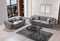 Lupino Gray Velvet Sofa 95" & Loveseat 82"