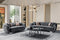 Victoria Gray Velvet Sofa 99" & Loveseat 79"
