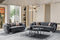 Victoria Gray Velvet Sofa & Loveseat