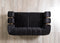 Santana Black Velvet Sofa 89" & Loveseat 69"