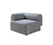 Lena Blue Boucle 3-Piece Curved 145" Sectional