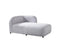 Liva Gray Boucle RAF 110" Sectional