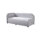 Liva Gray Boucle RAF 110" Sectional