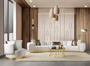 Michelle Ivory Velvet Chair